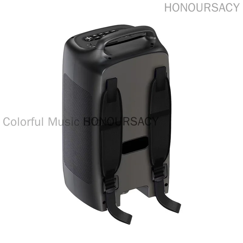 100W High Quality Double 6.5-inch Sound Box High-power Hand And Backpack Bluetooth Speaker Professional Dj Bass Karaoke with Mic