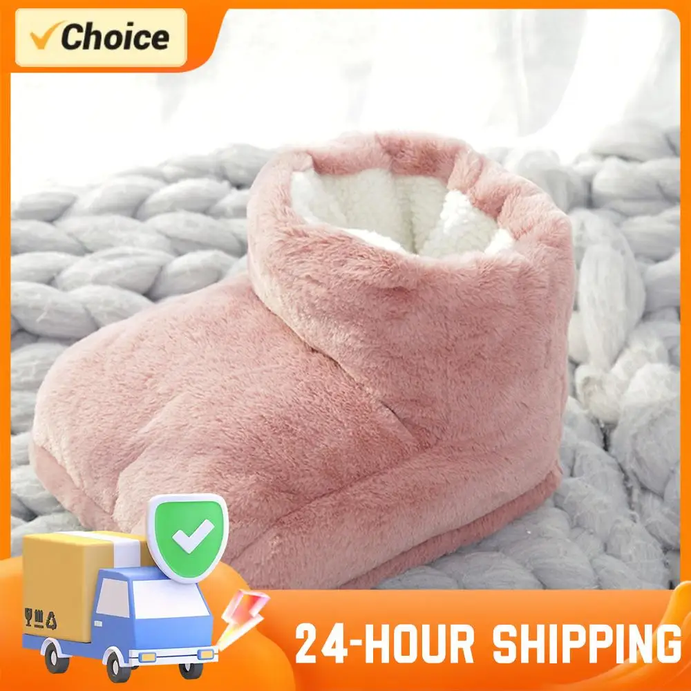

USB Electric Heater Foot Warmer Heated Comfort Soft Plush Foot Warmer Heater Winter Feet Heating Pads For Home Office Sleeping