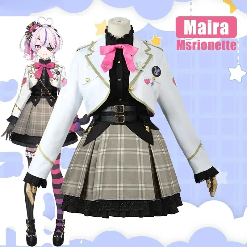 

In Stock Maria Marionette Cosplay Costume Nijisanji EN Vtuber Set for Women for Girl Marinrin Marimari 2026