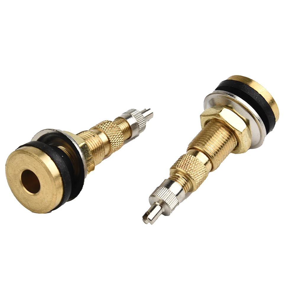 

10pcs Tyre Valves Tractor Air TR618A Brass Brass & Rubber Replacement Parts for Agricultural Tractor Tubeless Tire