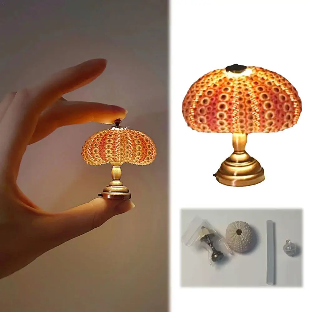 Sea Urchin Night Light Sea Urchin Shell Beach a tema Fun Night Light Animal Night Light lampada da comodino