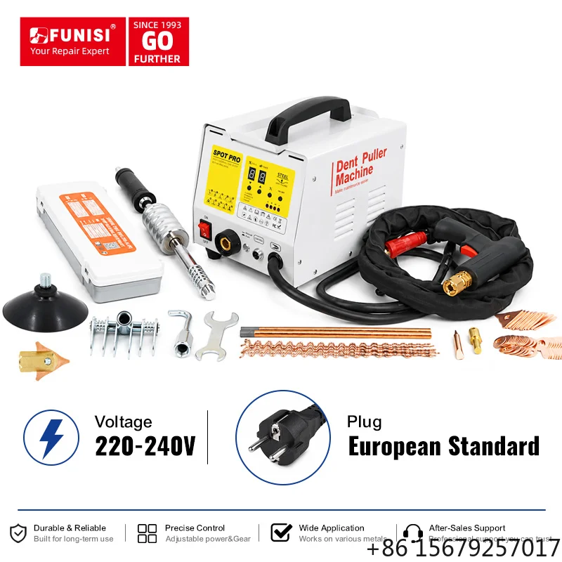 FUNISI F95L Steel Car Body Repair Equipment Dent Puller Spot Welder Machine Automotive Spotter Welding Equipment
