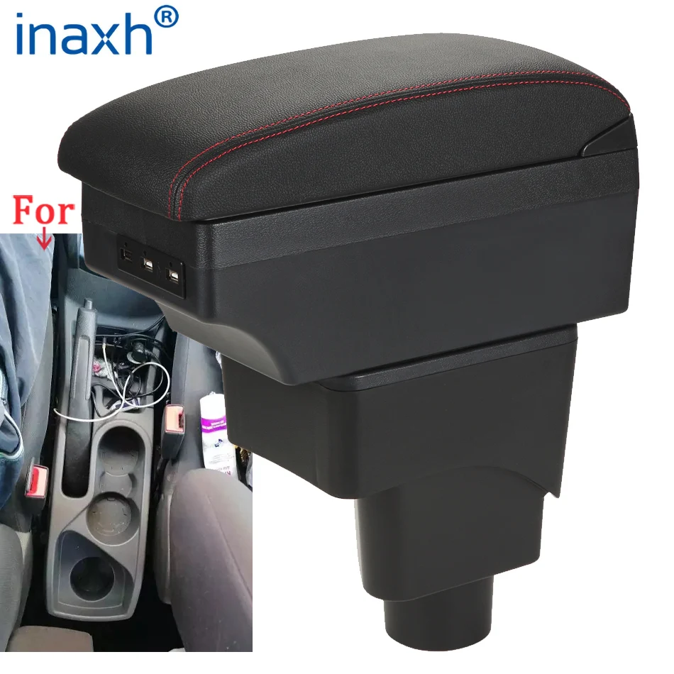 For FORD EcoSport Armrest Box 2013-2017 For Ford EcoSport Car Armrest Storage Box Arm Car Accessories Retrofit parts Interior