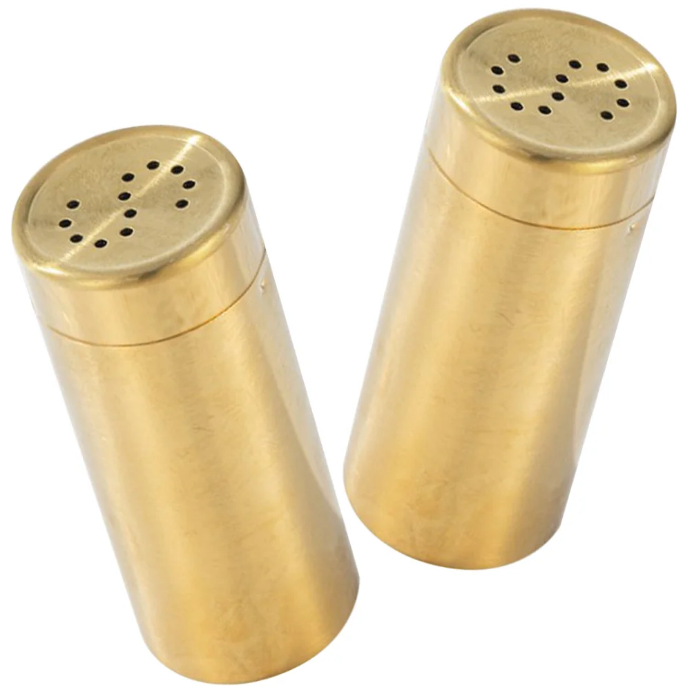 2 قطعة زجاجات توابل من الفولاذ المقاوم للصدأ أداة مطبخ مصنوعة بحرفية جيدة لتخزين توابل الفلفل والملح متعددة الأغراض #4