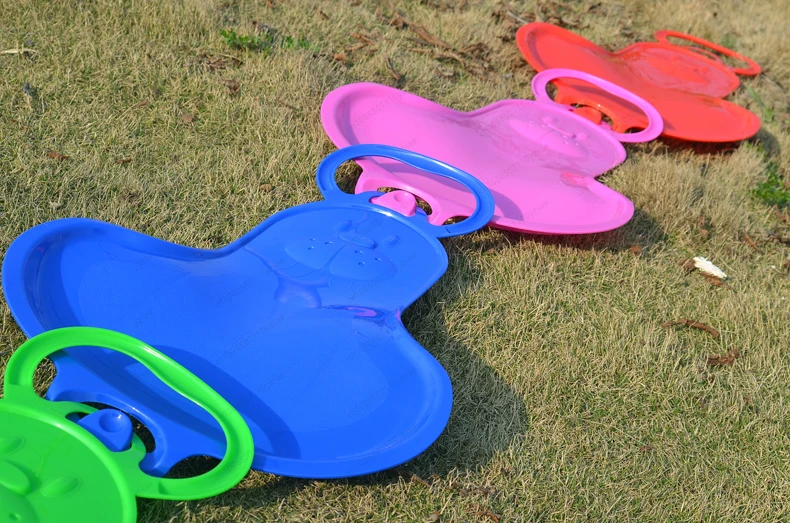 Linkable Heavy Duty Sled for Grass/Sand/Snow, Thick Plastic Sliding Board