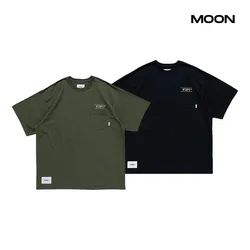 23SS WTAPS SAC 02 SS COTTON. CREVASSE pocket embroidered short sleeve T-shirt