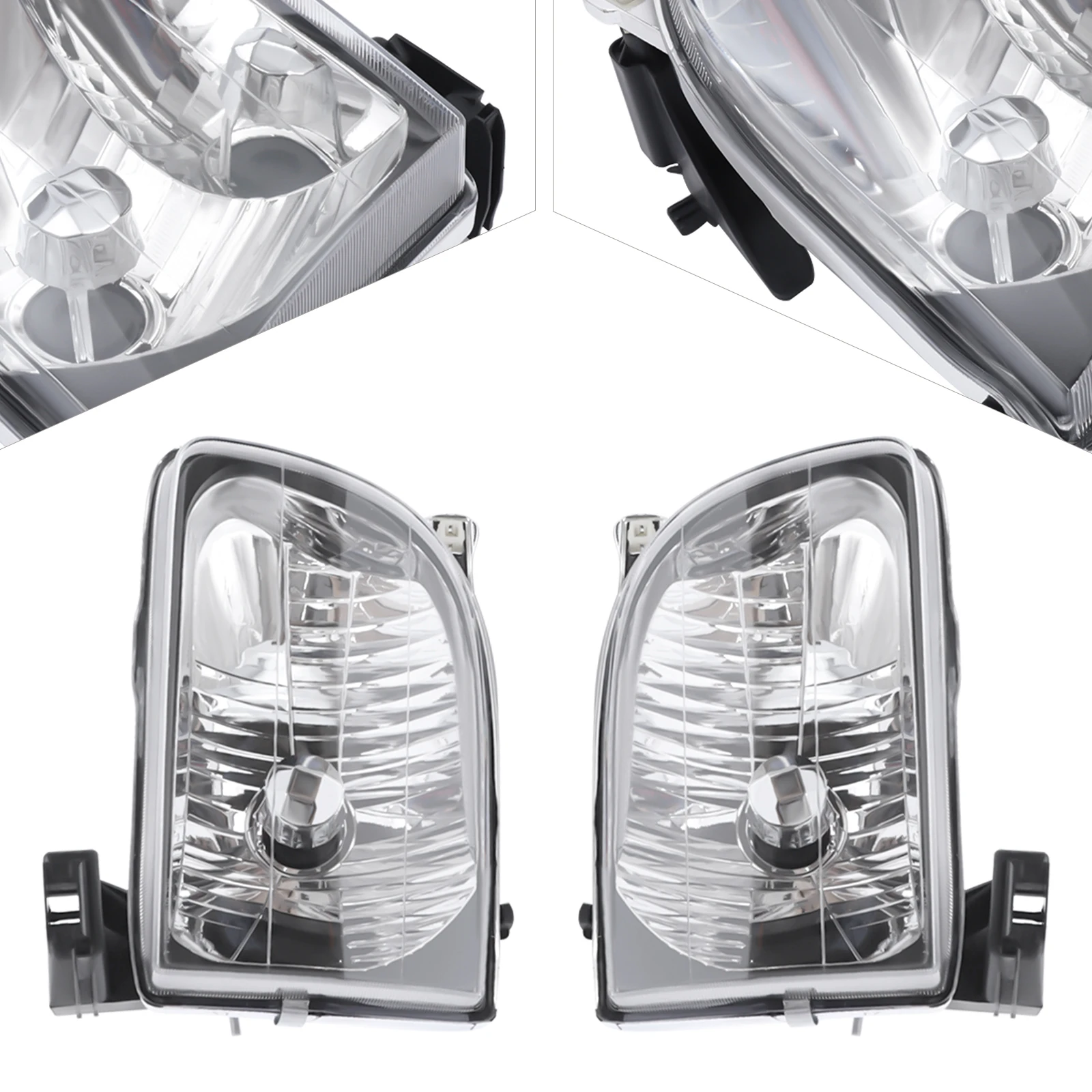 

Headlight Set For 2001-2004 Toyota Tacoma Left and Right With 2Pc 8111004110, 8115004110