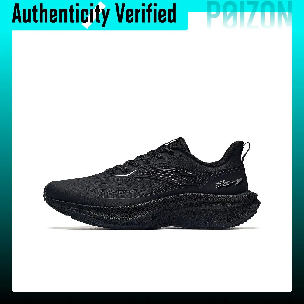 ANTA Mach 6 Se Running Shoes Men's Low-top Basic Black/Metal Titanium 912645582-3