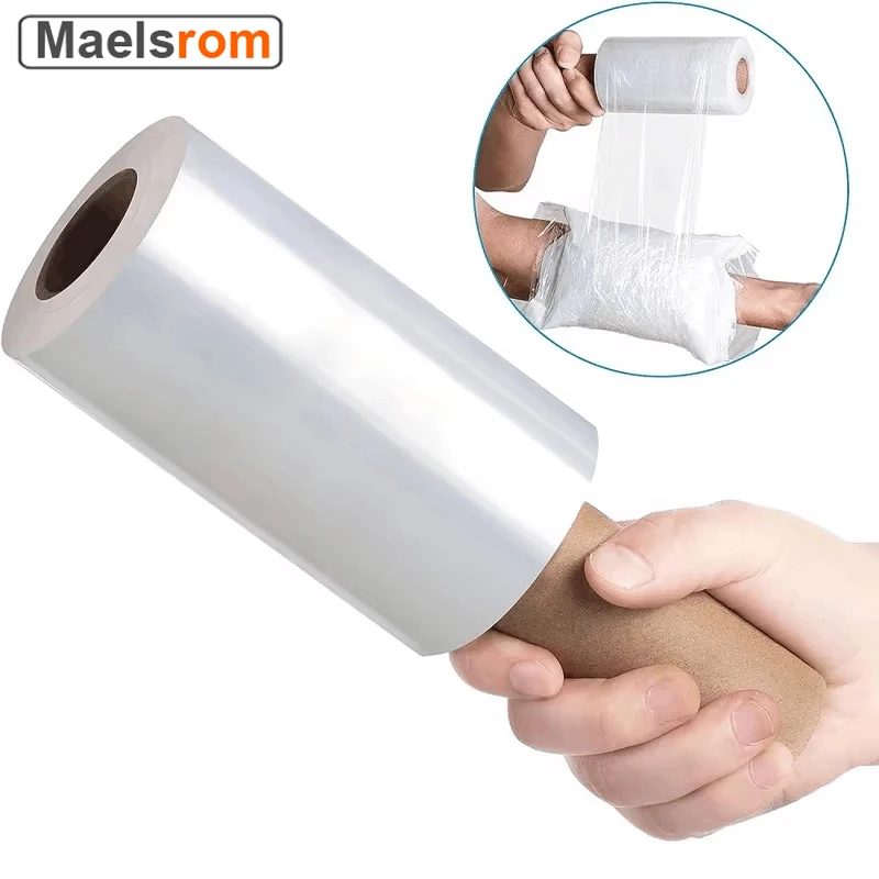 

Wrap Plastic Film with Handle For Ice Tattoo Wrap Suitable for Athletic to Hold Ice Pack Tool for Moving Supplies 5 Inch x328Ft