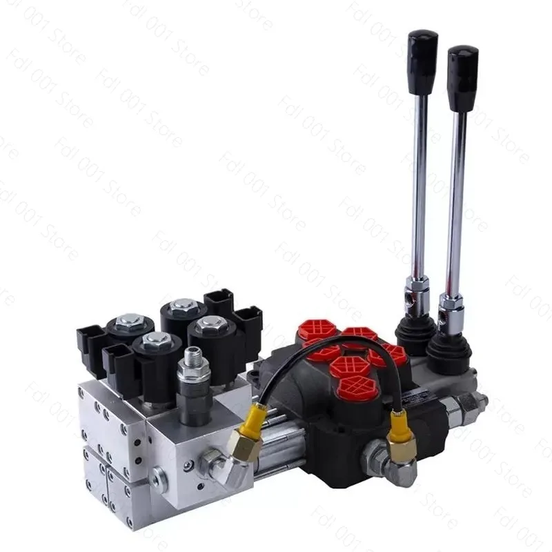 for Hydraulic Multi-way Valve Distributor Series 31.5MPA High-flow Integral/split Type Manual Directional Control Valve