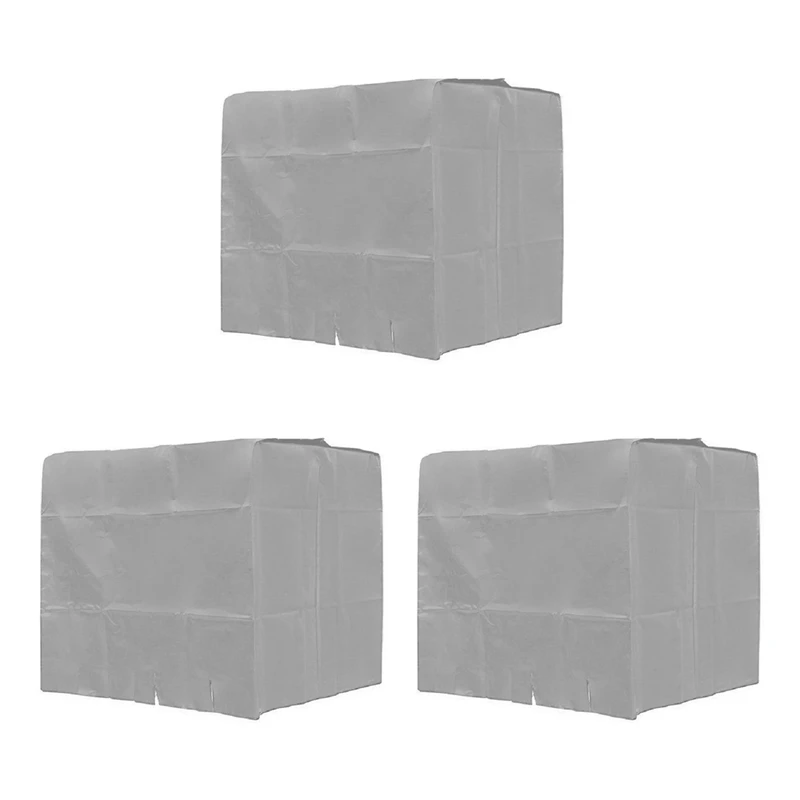 

3X Water Tank Protective Cover 1000 Liters IBC Container Waterproof And Dustproof Cover Sunscreen Oxford Cloth 210D