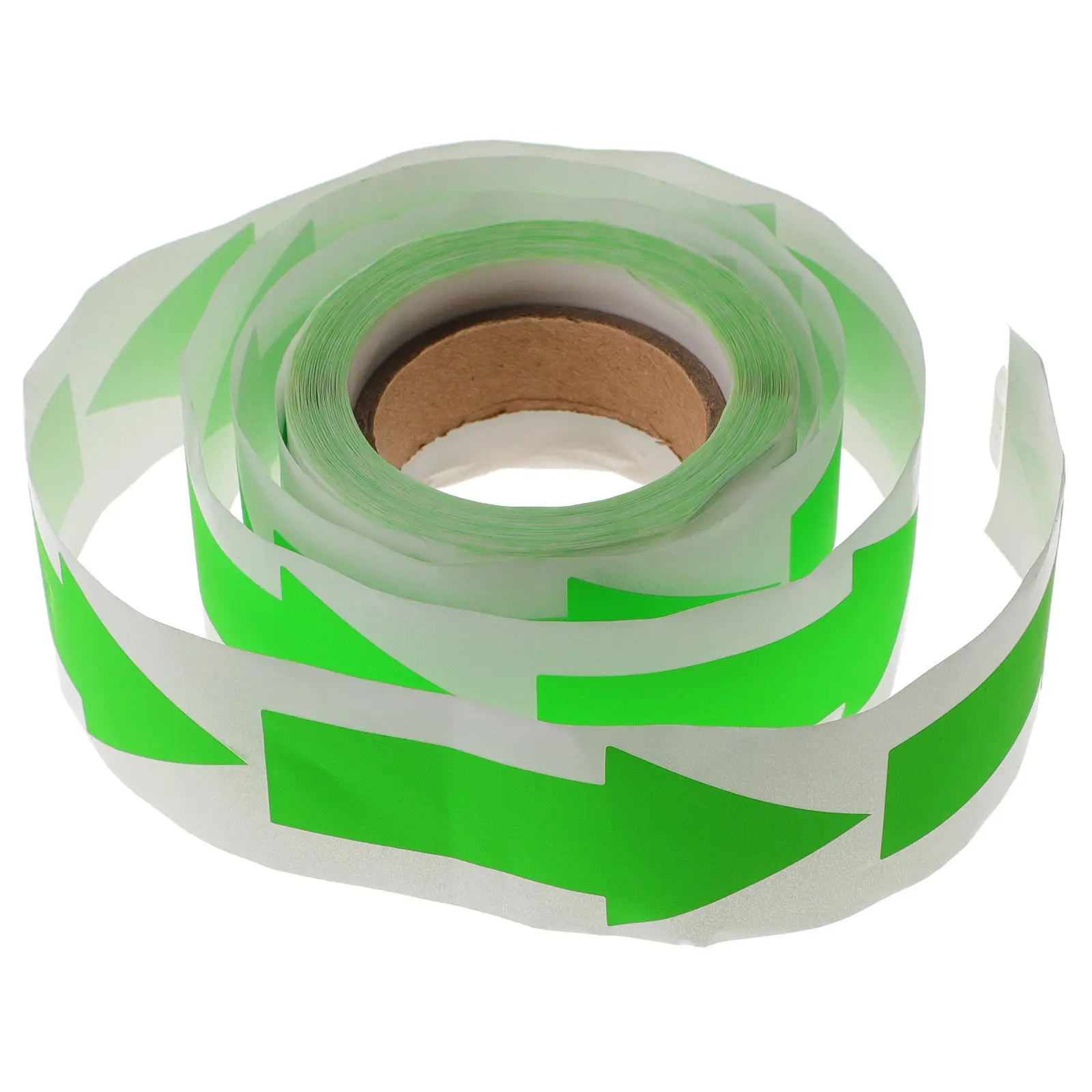 

1 Roll Fluorescent Arrow Label Stickers Self Adhesive Sealing Stickers for Gift Candy Biscuit Packaging Decorative Direction