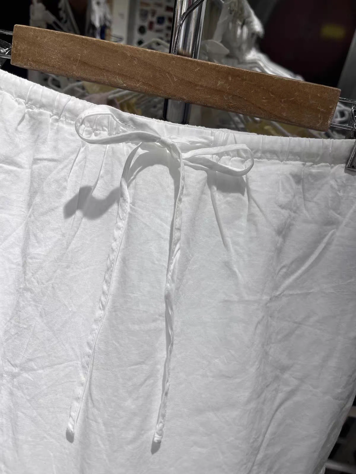 Faldas por debajo de la rodilla con cordón y dobladillo bordado Floral para mujer, Faldas de algodón con adornos de encaje de cintura baja, falda de estilo pijo dulce, novedad