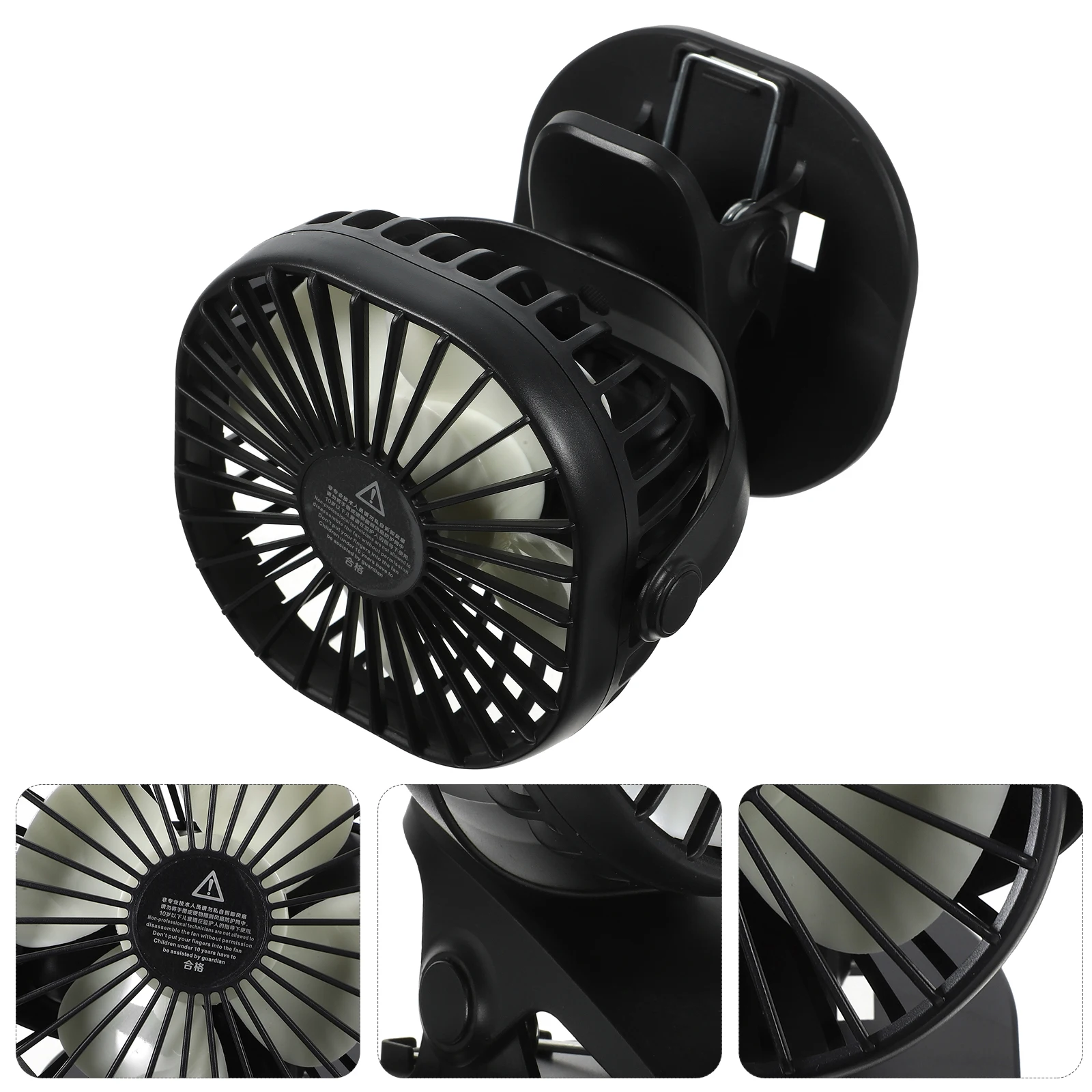 

Desk Fan Usb Recgargeable Hand Clip on Electric Handheld Rechargeable Small Travel