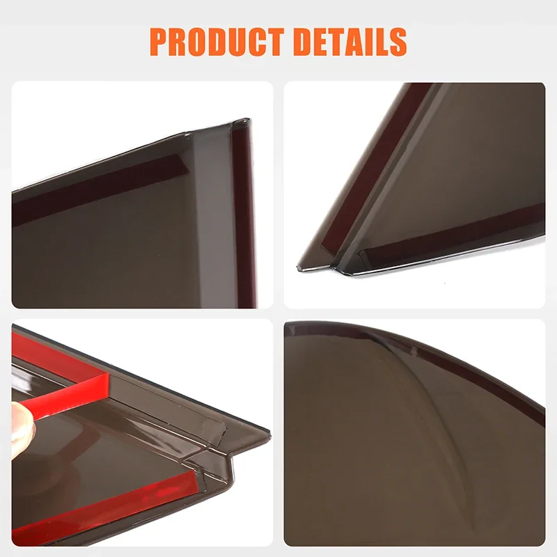 2Pcs ABS Black For BMW 5 Series E60 M5 2004-2010 Car Tail Light Cover Indicator Reversing Light Cover Car Exterior Accessories
