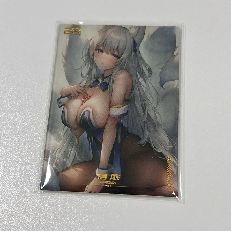 Xp arquivos anime deusa história zr mr xp pr cartões raiden shogun kafka nahida yelan cartão colecionável natal presente de aniversário brinquedos