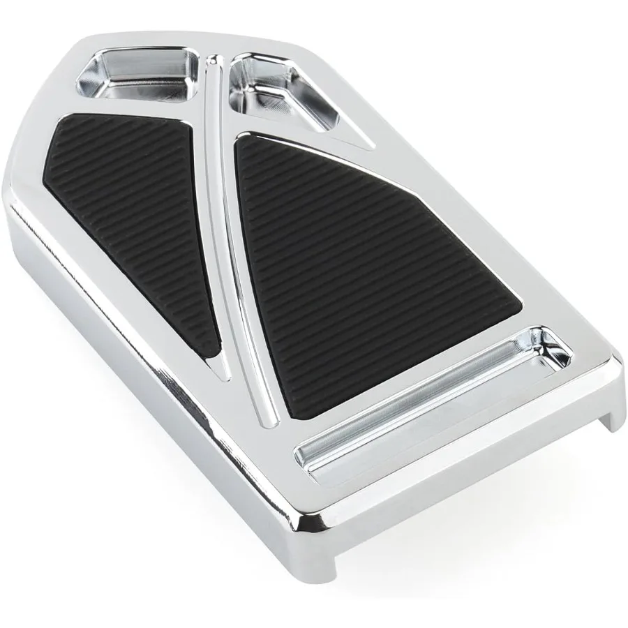 

Chrome Phantom Brake Pedal Pad Designed for HarleyDavidson Touring Models 1980Later Including Road King Street Glide Road Glide