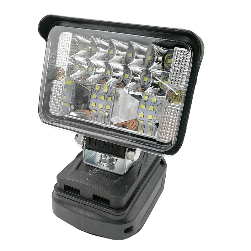 Lampe de travail ADP05 à LED, torche électrique, projecteur pour Makita Lomvum Zhipu Hongsong Jingmi, batterie Li-ion 18V BL1830