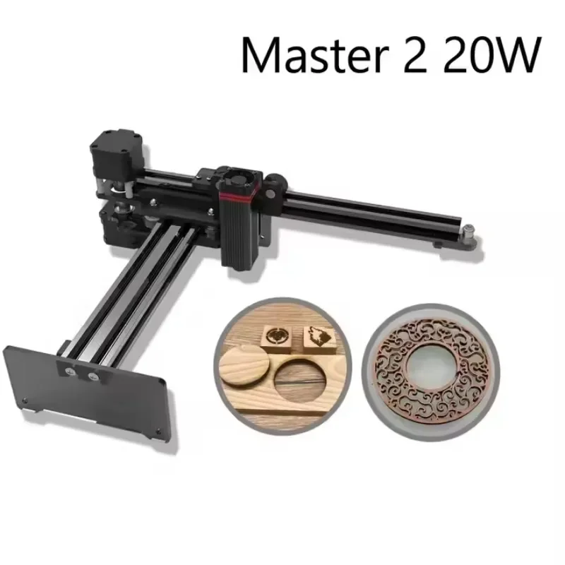 NEJE Master 2 20W APP اللاسلكية CNC الليزر حفارة سطح المكتب آلة الحفر بالليزر القاطع للخشب معدن الجلود الاكريليك الليزر