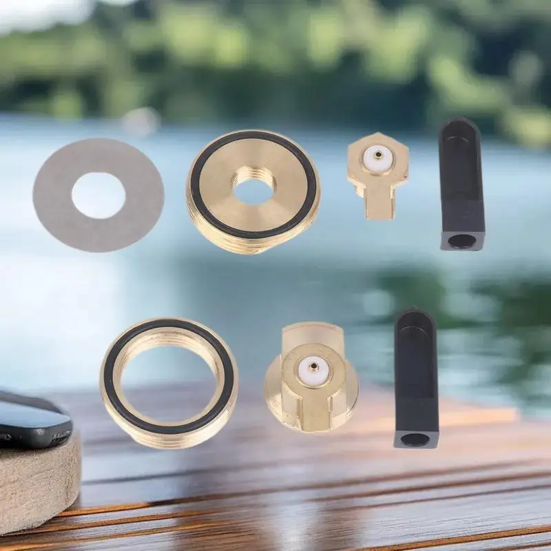 3/4" & 3/8" NMO Antenna Mount Kit - Crimp/Solder for RG58 Cable, Complete Vehicle Installation Set