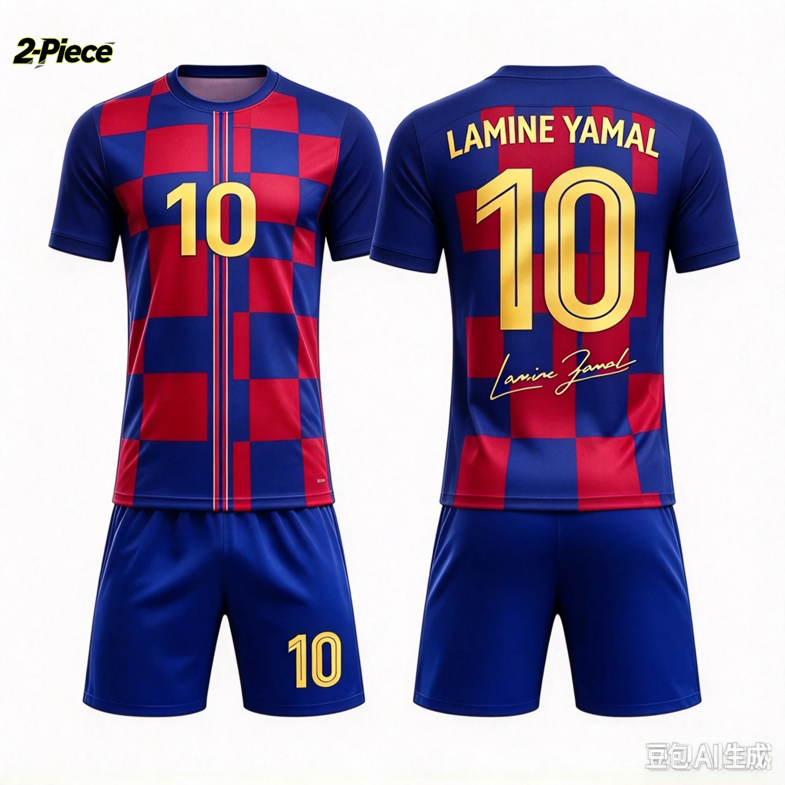 26/27 New Lamine Yamal Fan No.10 Spain Football Jersey Tee & Shorts 2‑Piece Set, Single Top Available, Sports Tracksuit for Kids