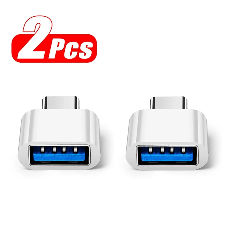 2PCS USB Type-C to USB3.0 OTG Adapter for Samsung LG Huawei Xiaomi Honor Redmi Android Phone Data Sync Universal USB-C Converter