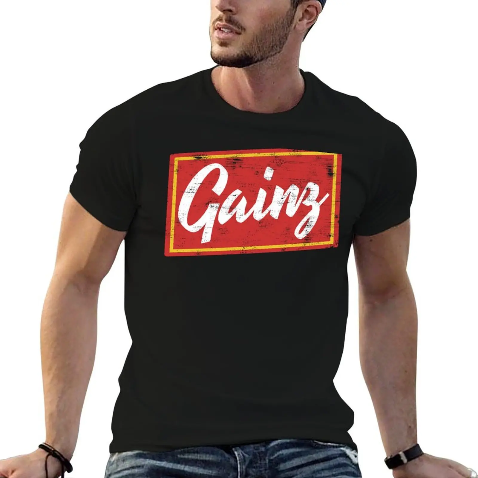 40oz Gainz T-Shirt Clothing boys whites mens graphic t-shirts