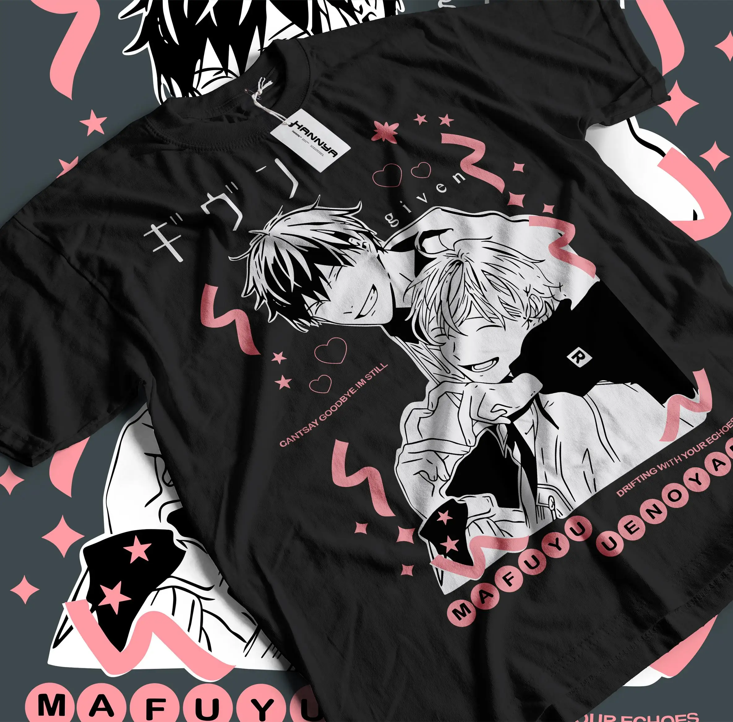 Unisex Given t shirt, Ritsuka Uenoyama shirt, Mafuyu Sato shirt, given anime