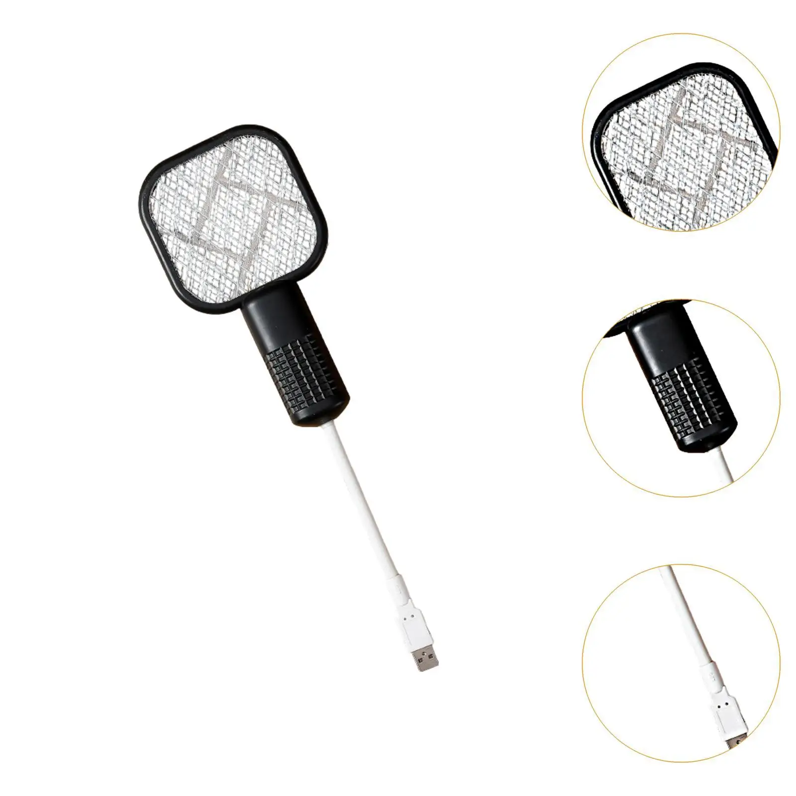 Electric Fly Swatter Folding Handheld for Patio Home Outdoor