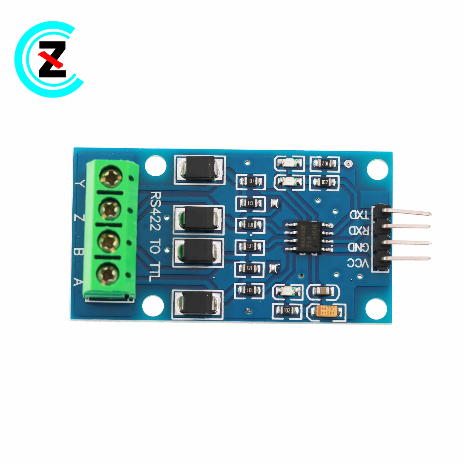 RS422 Interconversion TTL bidirectional signal module full duplex 422 to MCU MAX490 to TTL