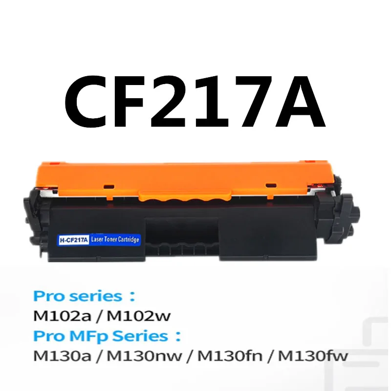 Cartucho de tóner CF217A 17A cf217a para impresoras HP LaserJet Pro M102w M130nw M130fw M130fn M102a M130a Pro MFP M130 M102 Series