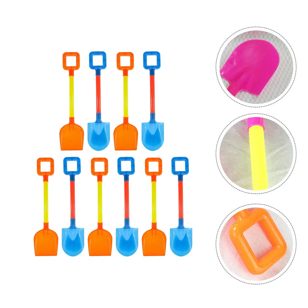 

10 шт. детский пляжный песок, пластиковый инструмент для снега, сад, детская игрушка для игр, АБС-пластик, игрушки для песка, заостренный