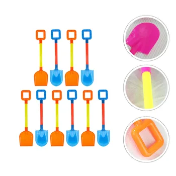 -teiliges Strand-Sand-Spielset für Kinder, Kunststoff, Schneewerkzeug, Garten, Kinderspielzeug, Spielzeug, Bauchmuskeln, Sandgraben, Spielzeug, spitz