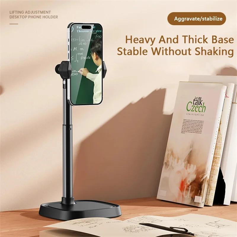 Desktop Clamp Holder for Phone Smartphone Universal Phone Holder Stand Bracket Tripod for Scalable Mobile Phone Stand Table Top