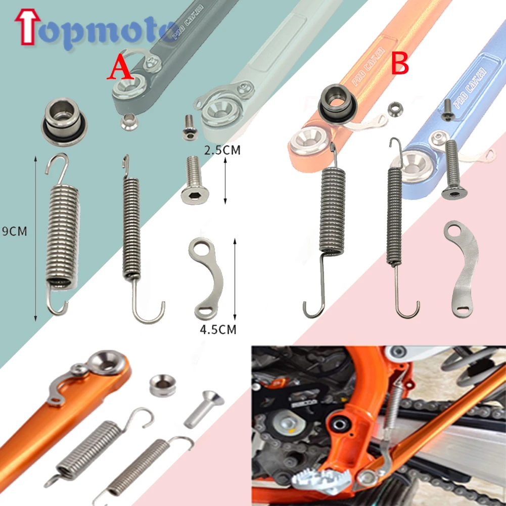 Kickstand Side Stand Springs Kit For KTM EXC EXCF XC XCW XCF XCF-W Six Days 125 200 250 300 350 450 500 Husqvarna FE FX TE TX