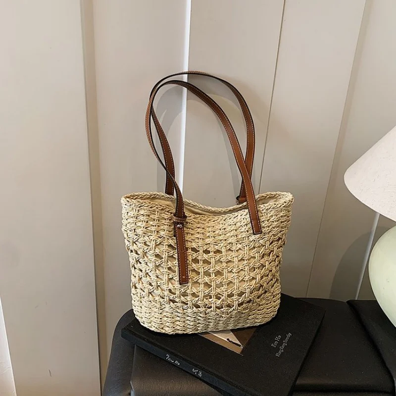 

Stylish Leather Tote Bag For Women By Famous Designer - Ladies Shoulder Handbag Crossbody Elegant Classic Popular