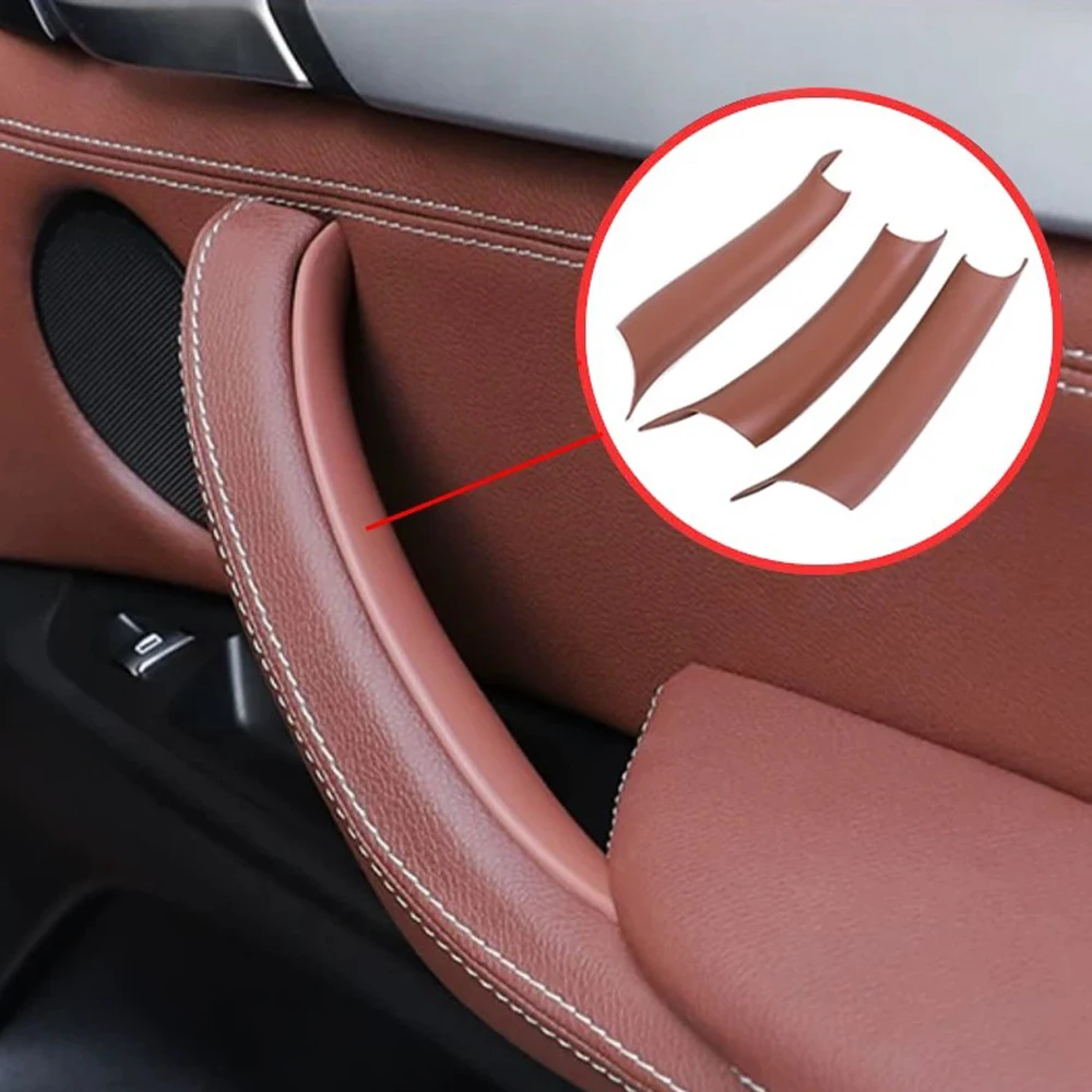 

New-styling LHD Car Interior Door Panel Grab Handle Covers Armrest Protective Trim Car Styling For BMW X5 E70 F15 X6 E71 F16