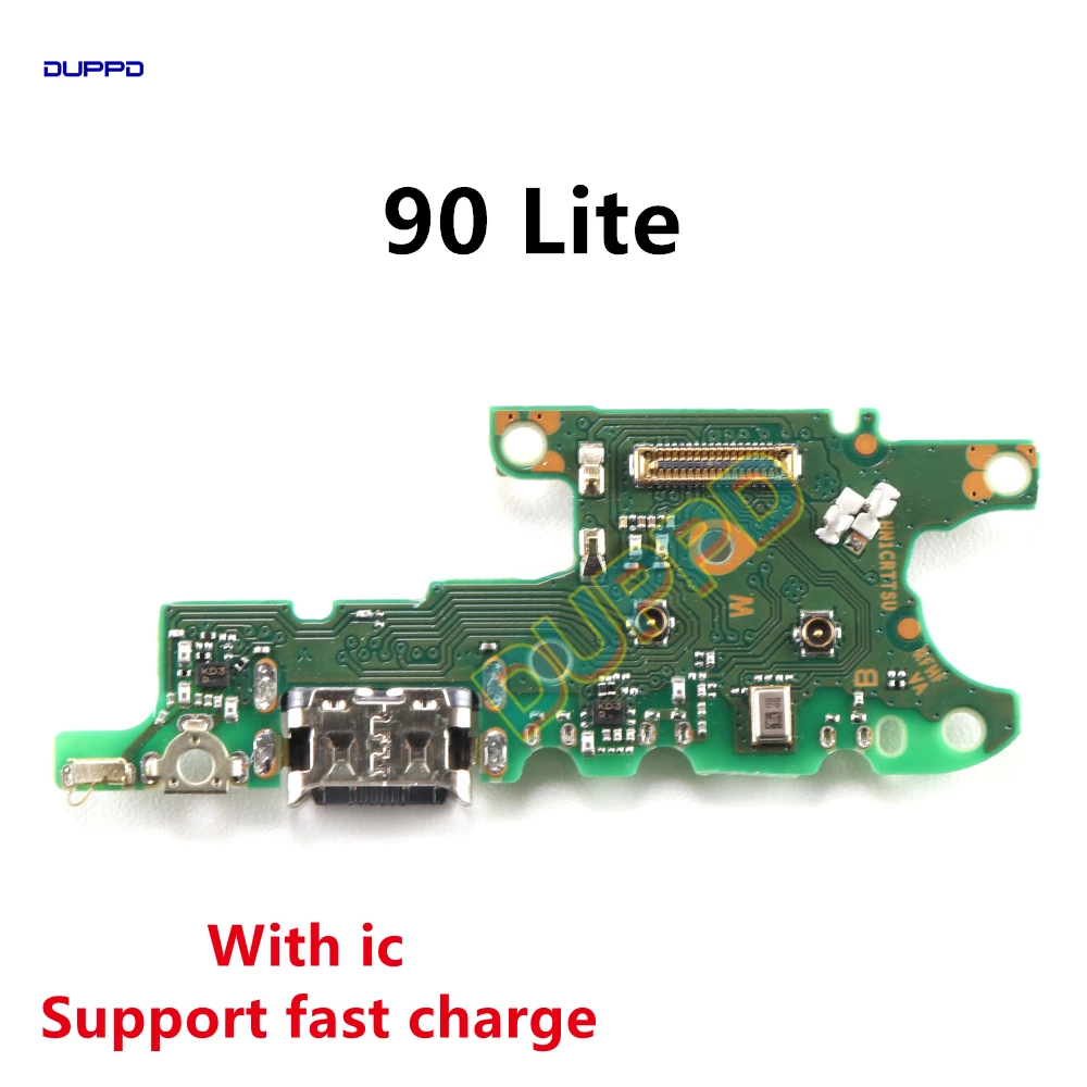 For Huawei Honor 90 Lite Fast USB Type-C 2.0 Charging Dock Port Mic Microphone Connector Board Flex Cable Repair Parts CRT-NX1