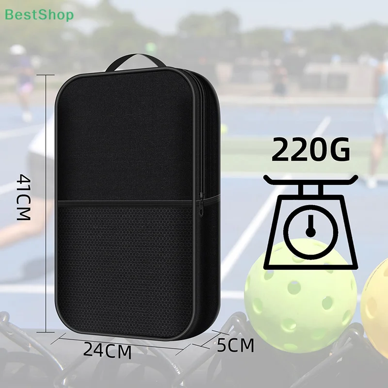 Portable Pickleball Racket Bag Paddle Racket Backpack Tote Ballbag Storage Carrier Paddle Holder Carrying Bag Gift Kit Outdoor