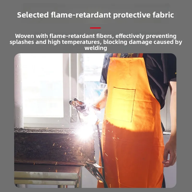 Welding Fireproof, Anti-Scalding, Flame Retardant Welding, Heat-Insulating and High-Temperature-Resistant Labor Protection Apron