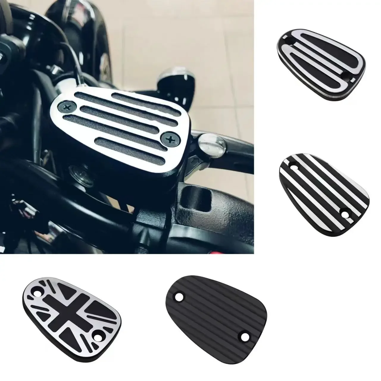 Motorcycle Parts Front Brake Reservoir Master Cylinder Disc Cap Cover For Triumph Bonneville T100 T120 Black America Speedmaster