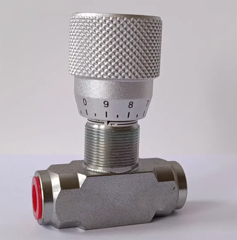 

1PC STB G1/4 G3/8 Bi-Directional Flow Restrictor Hydraulic Valve Carbon Steel Flow Control Valve for Hydraulic