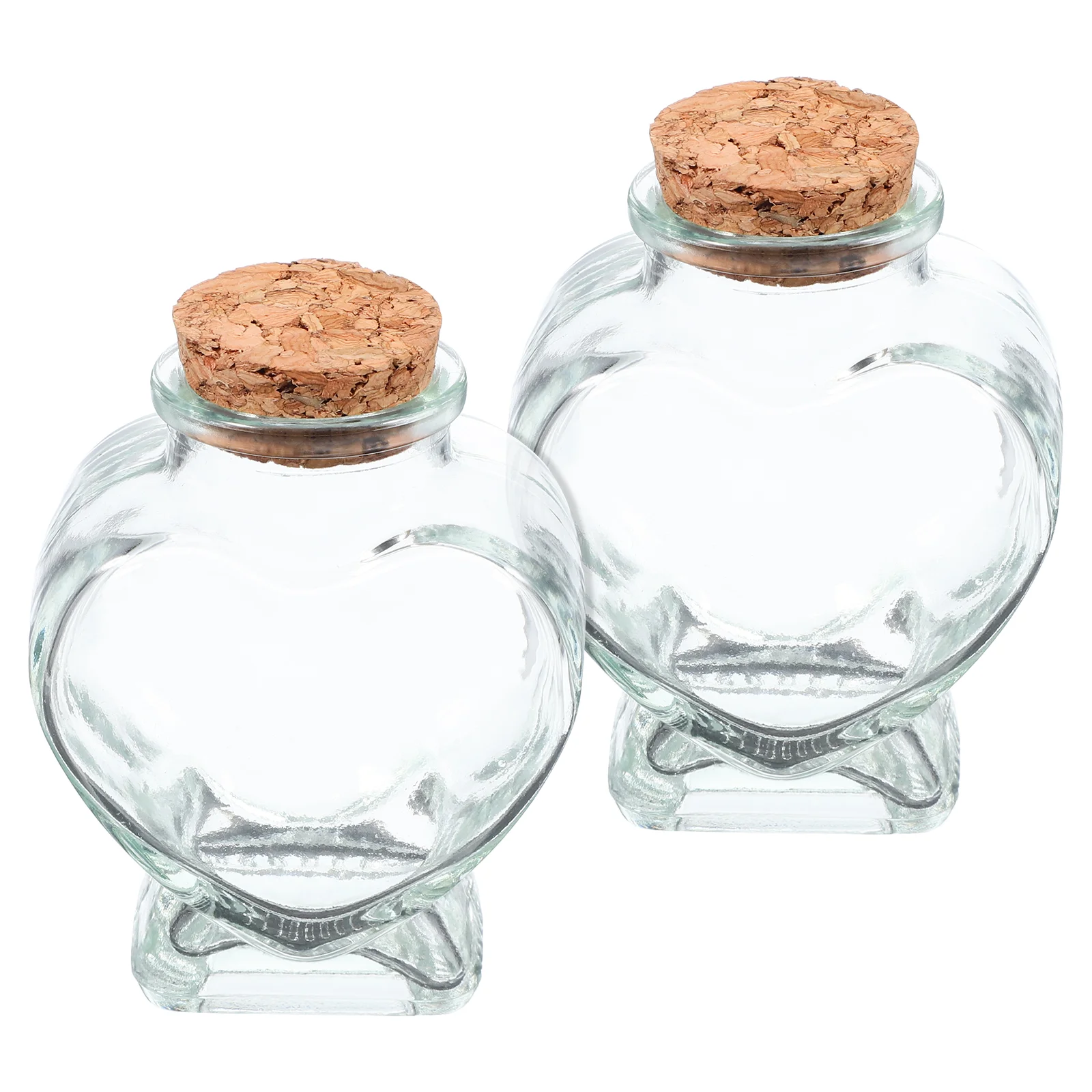 Mason Jars with Lids Wishing Transparent Apothecary Cork Glass Containers Travel