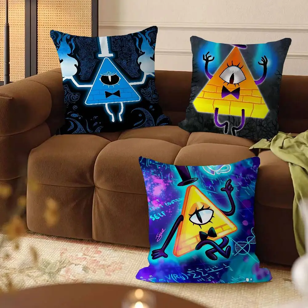 

Bill Cypher Pillow Covers Cartoon Sofa Decorative Home Double-sided Printing Short Plush Cute Cushion Cover
