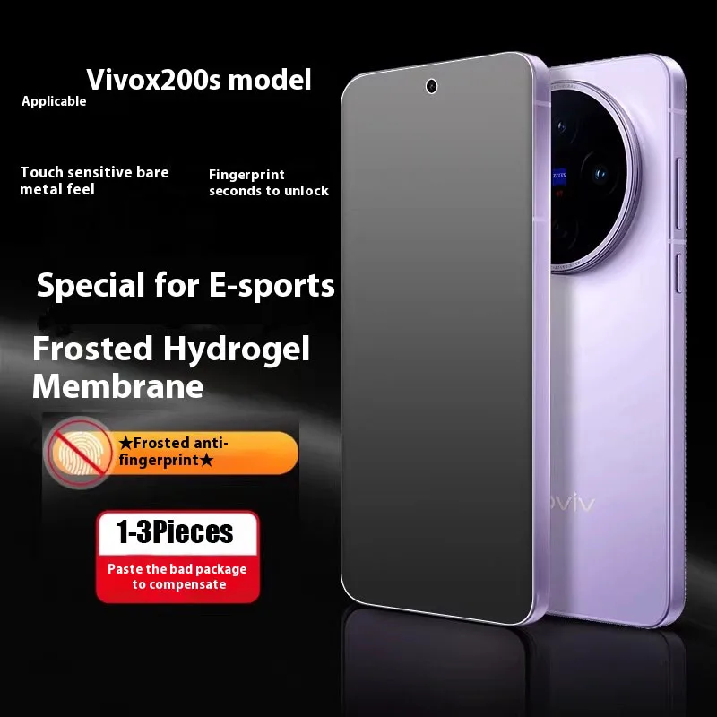 3 Pieces Full Cover Matte Hydrogel Film for vivo X200 Ultra TPU Clear Front Screen Protector for vivo X200s Pro mini No Glass