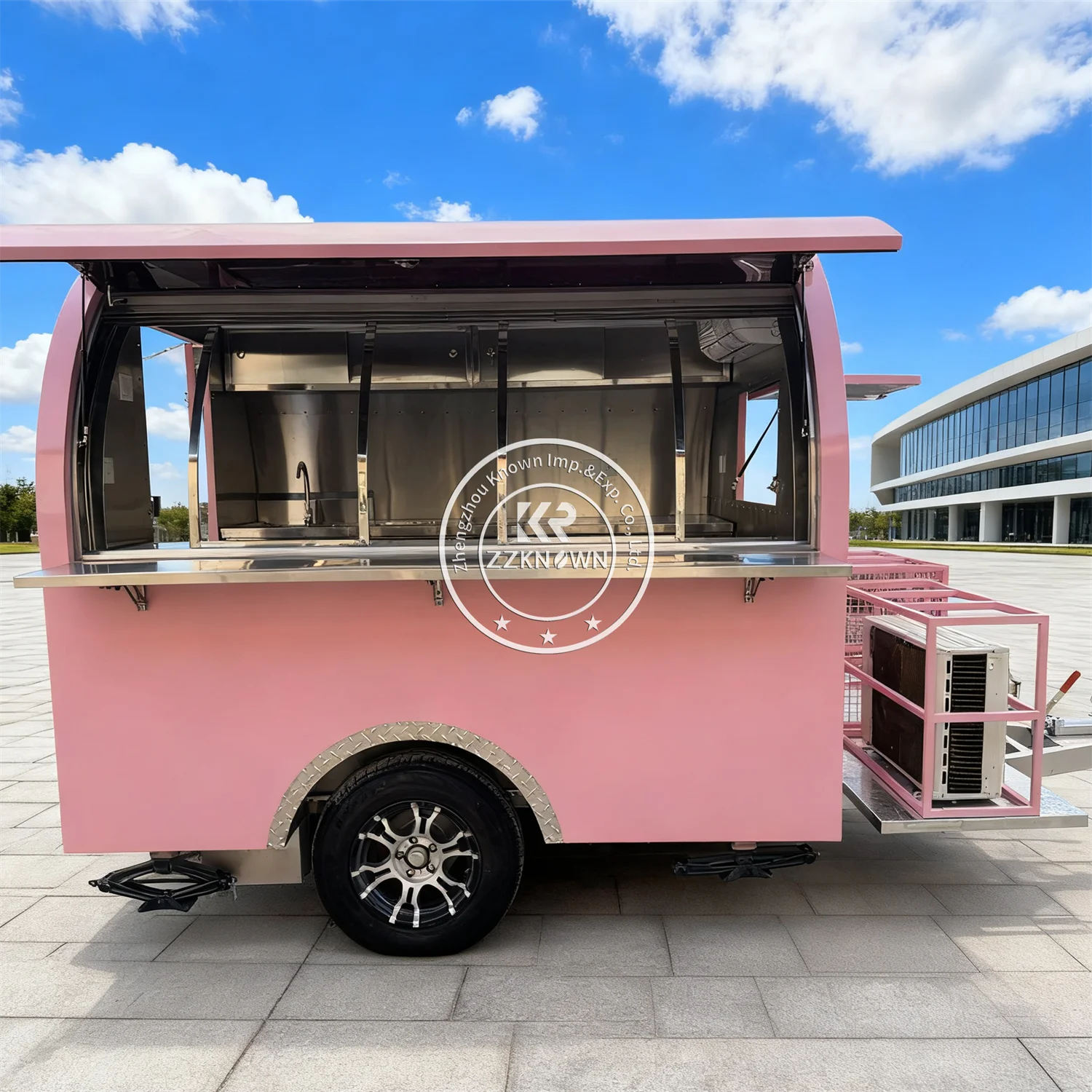 

Concession Mobile BBQ Beverage Food Truck Fully Equipped Ice Cream Hotdog Cart Outdoor Catering Food Trailer For Sale