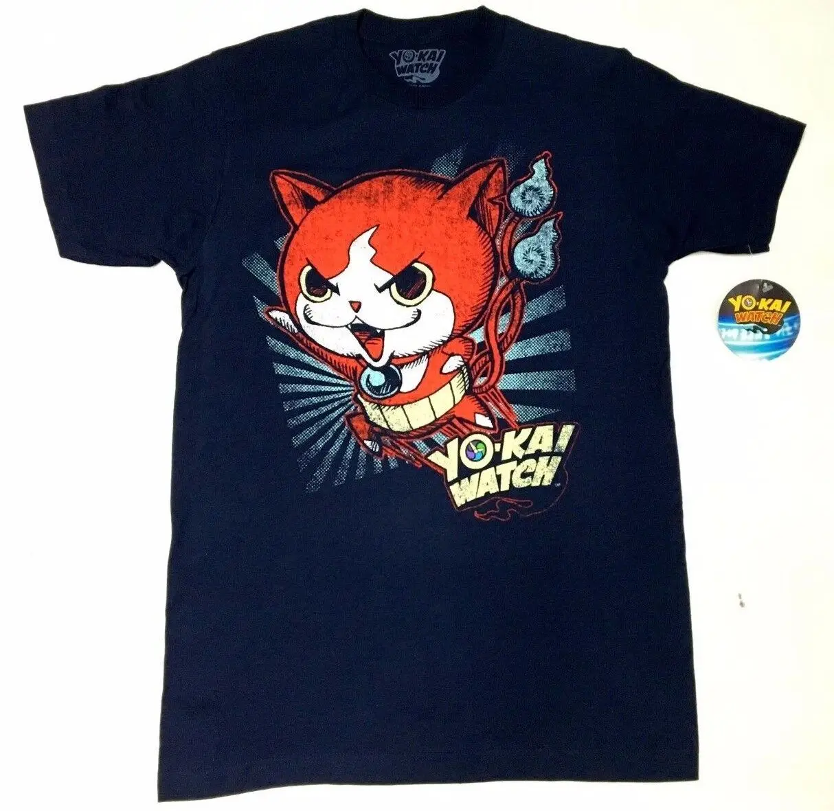 ANIME Yo-Kai YoKai Watch JIBANYAN T-Shirt NWT 100% Authentic