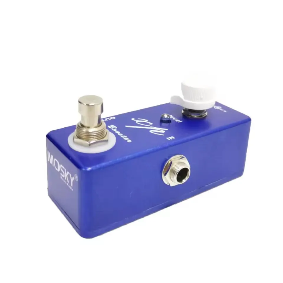 MOSKY XP Booster Guitar Pedal Clean Booster Guitar Effect Pedal True Bypass Metal Shell Switching Guitar Clean Booster Pedal