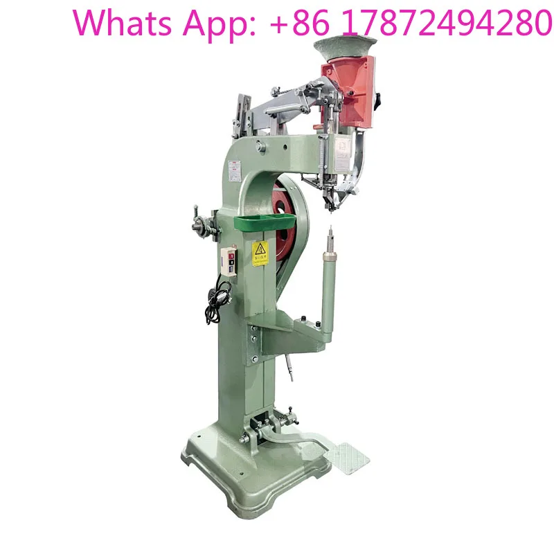 JZ-968DX Automatic Semi Tubular Riveting Machine for PP Suitcases Featuring Core Motor Component
