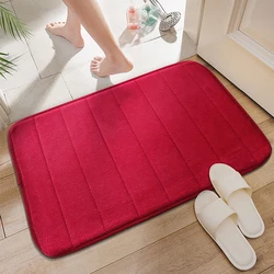 Super Absorbent Bath Mat Non Slip Rugs Bathroom Carpets Soft Floor Mat Bedroom Toilet Floor Shower Rug Home Decor